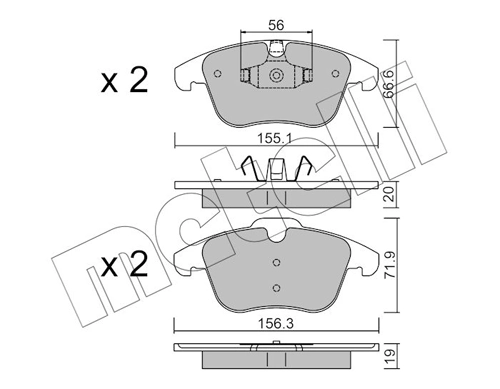 Brake Pad Set, disc brake