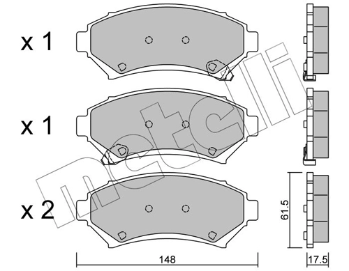 Brake Pad Set, disc brake