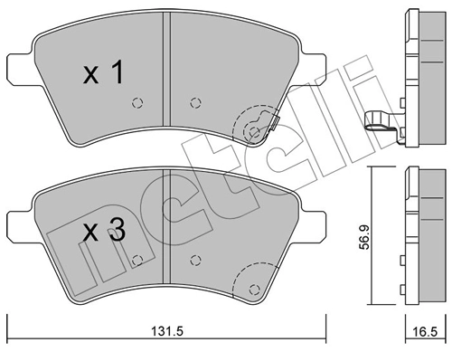 Brake Pad Set, disc brake