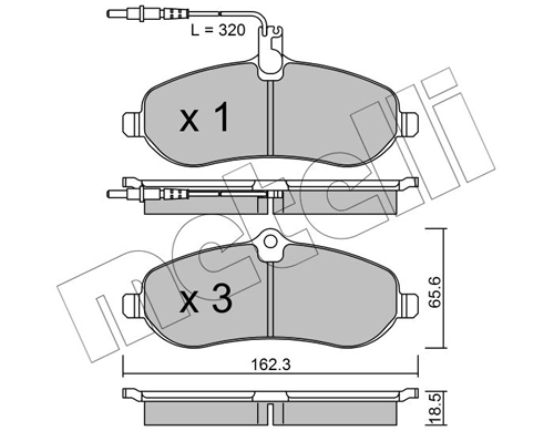Brake Pad Set, disc brake