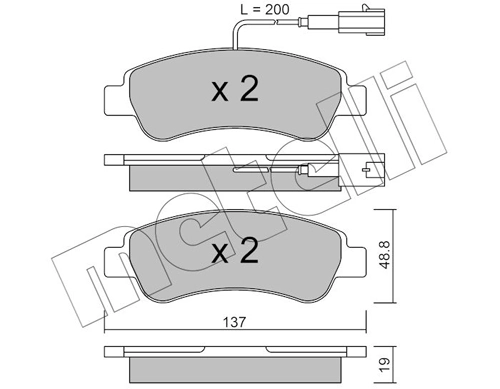 Brake Pad Set, disc brake