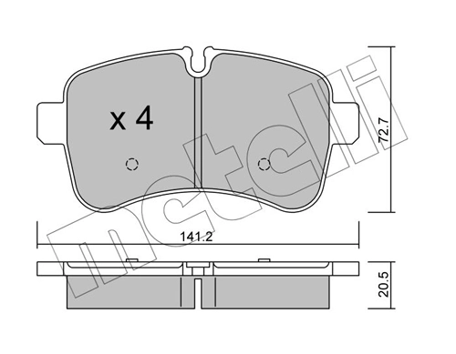 Brake Pad Set, disc brake