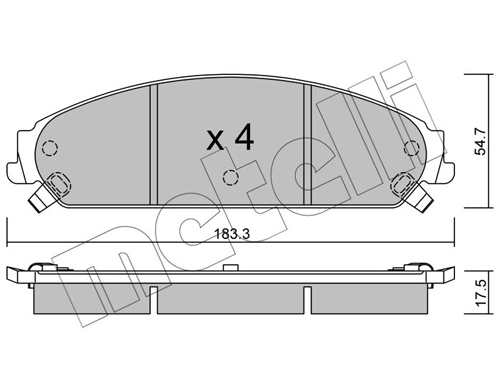 Brake Pad Set, disc brake