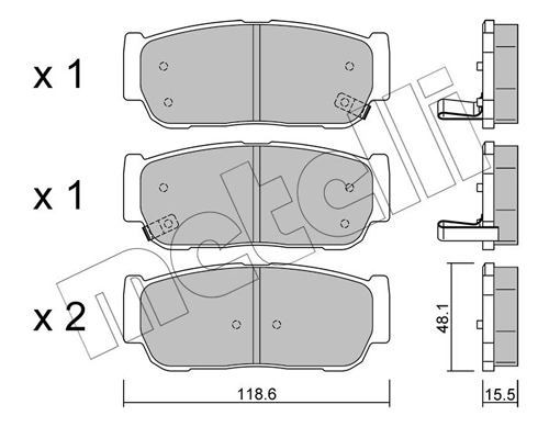 Brake Pad Set, disc brake