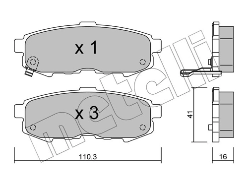 Brake Pad Set, disc brake