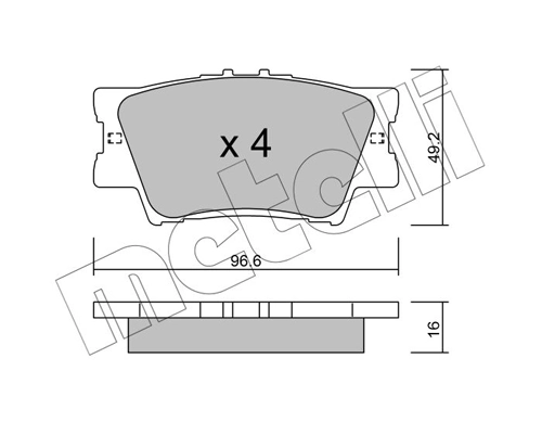 Brake Pad Set, disc brake