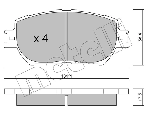 Brake Pad Set, disc brake
