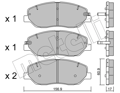 Brake Pad Set, disc brake