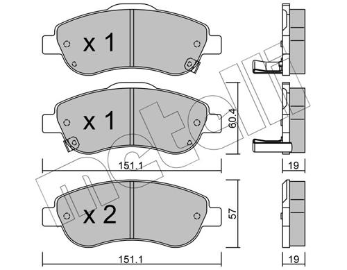 Brake Pad Set, disc brake