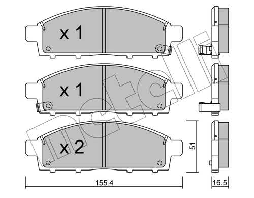 Brake Pad Set, disc brake