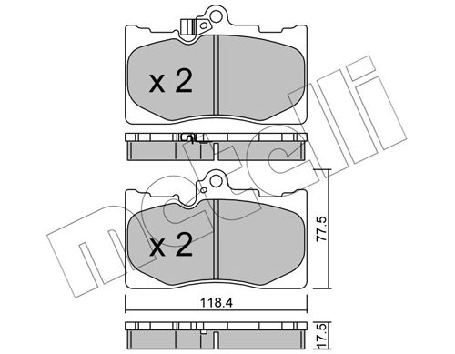 Brake Pad Set, disc brake