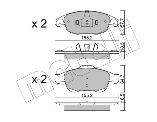 Brake Pad Set, disc brake