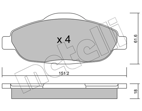 Brake Pad Set, disc brake