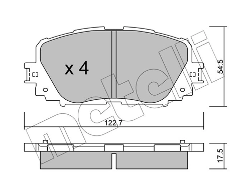 Brake Pad Set, disc brake