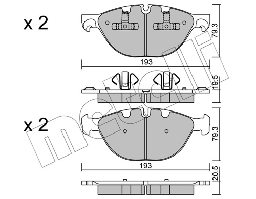 Brake Pad Set, disc brake