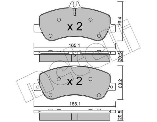 Brake Pad Set, disc brake