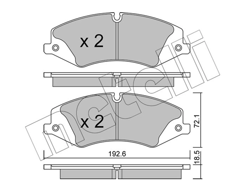 Brake Pad Set, disc brake