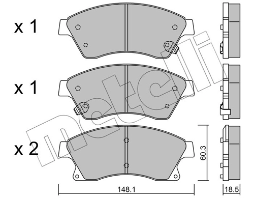 Brake Pad Set, disc brake