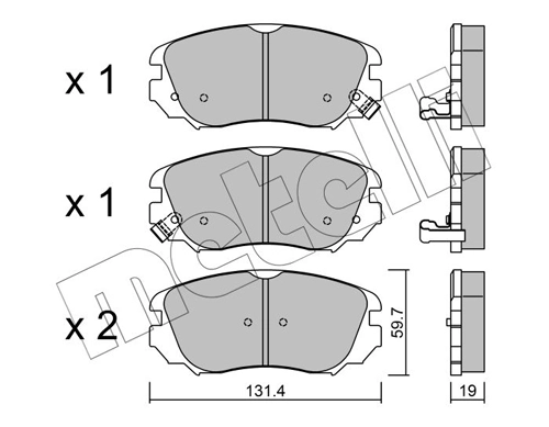 Brake Pad Set, disc brake