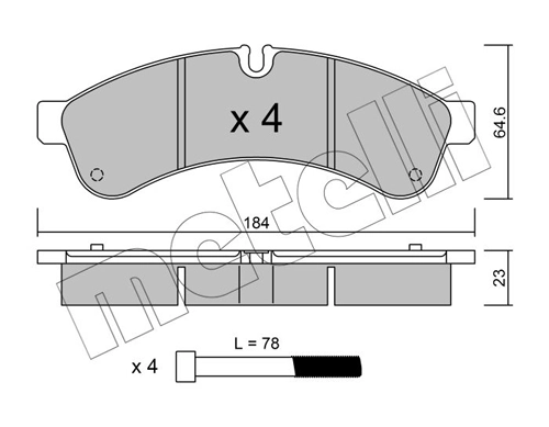 Brake Pad Set, disc brake