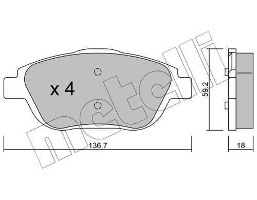 Brake Pad Set, disc brake