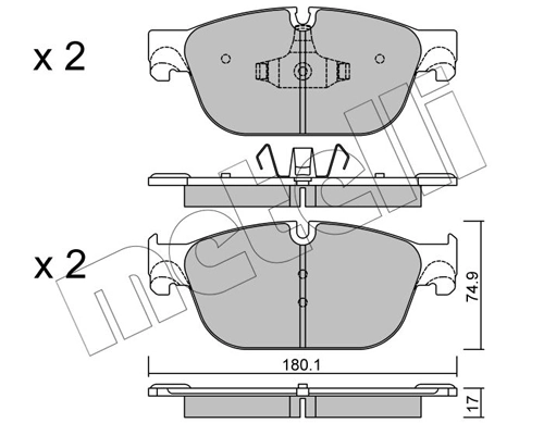 Brake Pad Set, disc brake