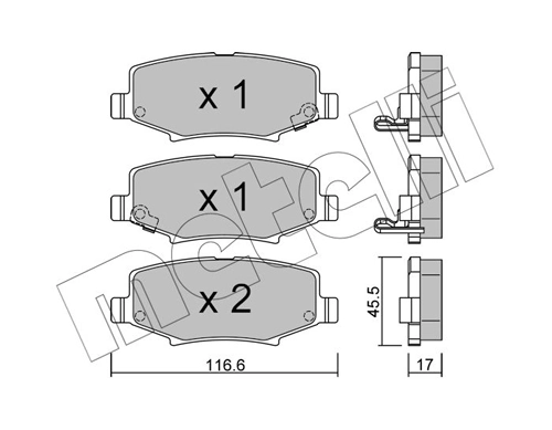 Brake Pad Set, disc brake