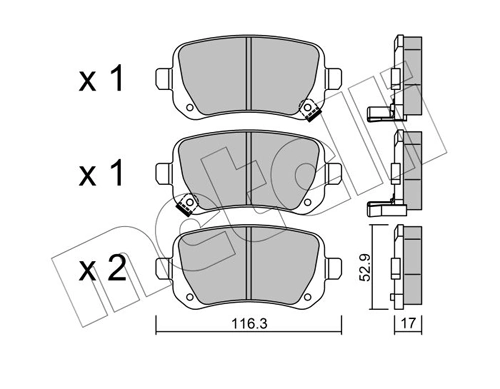 Brake Pad Set, disc brake