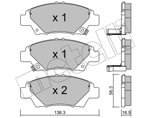 Brake Pad Set, disc brake