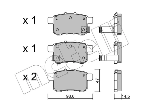 Brake Pad Set, disc brake