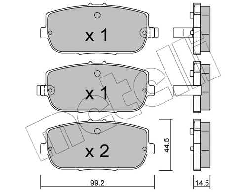 Brake Pad Set, disc brake