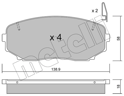 Brake Pad Set, disc brake