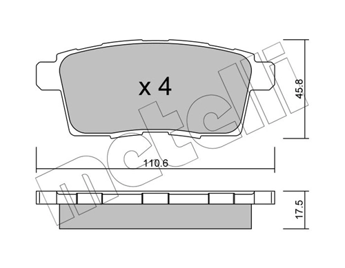 Brake Pad Set, disc brake