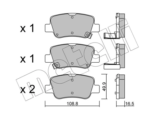 Brake Pad Set, disc brake