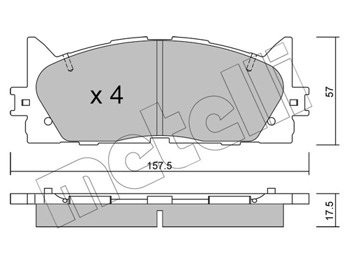 Brake Pad Set, disc brake