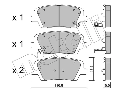 Brake Pad Set, disc brake