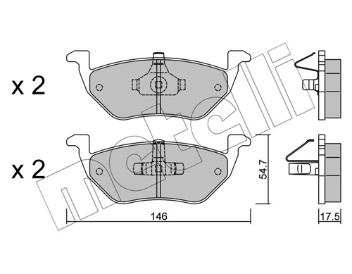 Brake Pad Set, disc brake