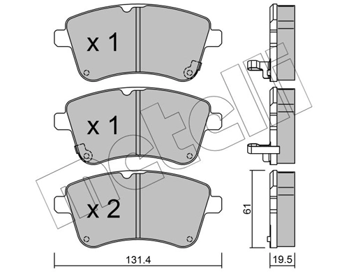 Brake Pad Set, disc brake