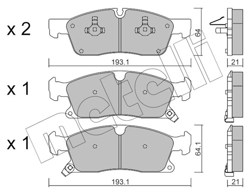 Brake Pad Set, disc brake