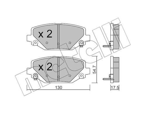 Brake Pad Set, disc brake