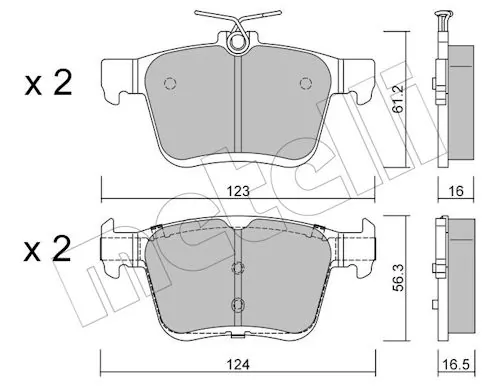 Brake Pad Set, disc brake