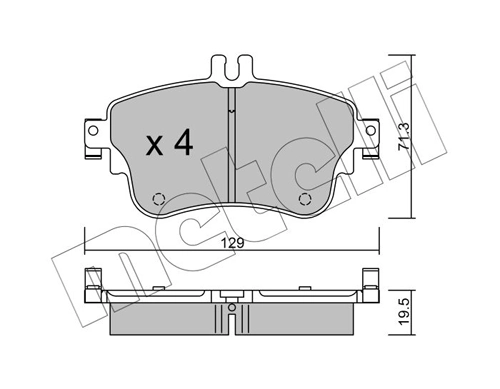 Brake Pad Set, disc brake