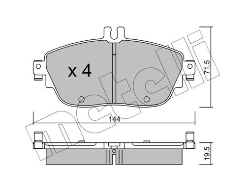 Brake Pad Set, disc brake