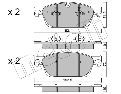 Brake Pad Set, disc brake
