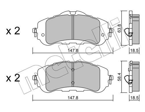Brake Pad Set, disc brake