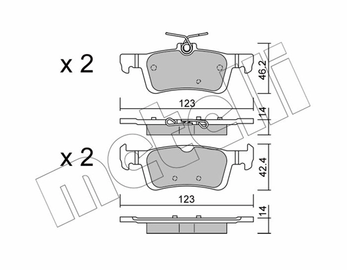 Brake Pad Set, disc brake