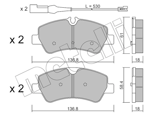 Brake Pad Set, disc brake