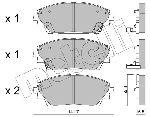 Brake Pad Set, disc brake