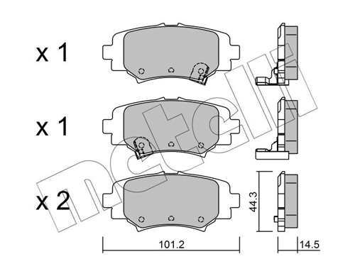 Brake Pad Set, disc brake