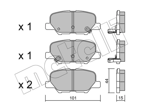 Brake Pad Set, disc brake